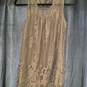 Elegant Lace Sleeveless top